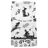 Dog boho tea towels