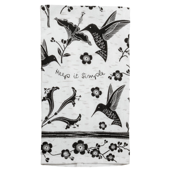 Hummingbird boho tea towels