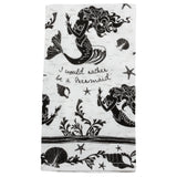 Mermaid boho tea towels