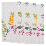 Pressed Flower Dinner Napkin Sets