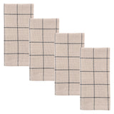 Cotton Dinner Napkins Window Pane set of 4