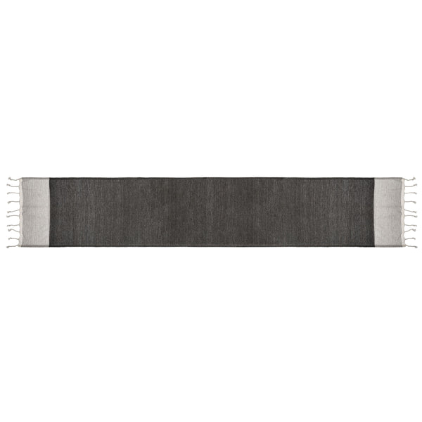 B&W Weave Table Runner