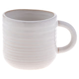 White Sedona Ribbed Mug