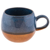 Blue Austin round mugs