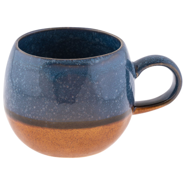 Blue Austin round mugs