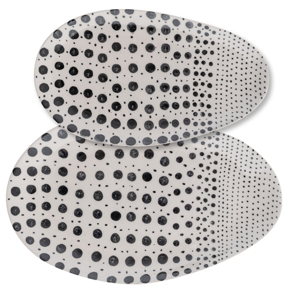 Oval Dotted Platters