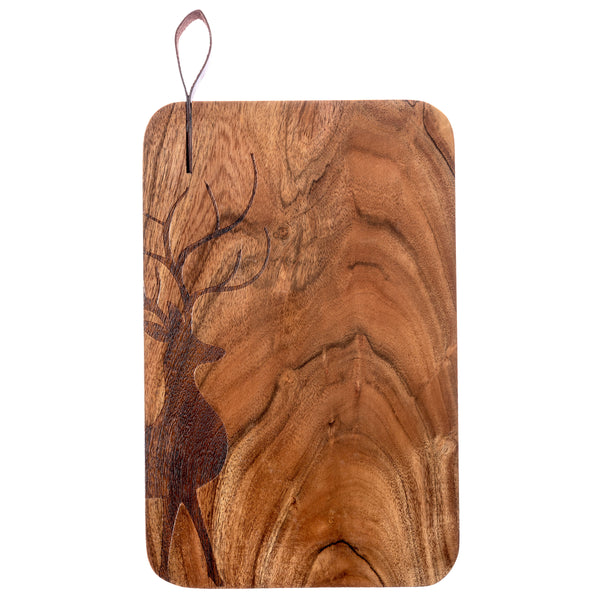 Deer Etched Cutting Board