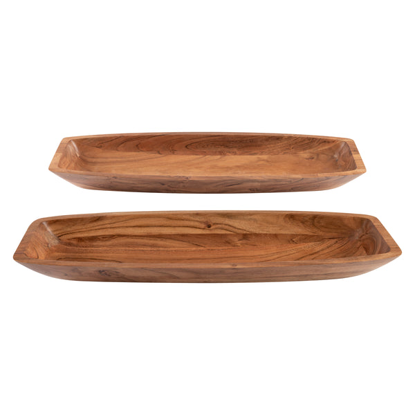 HAND CARVED DOUGH BOWLS