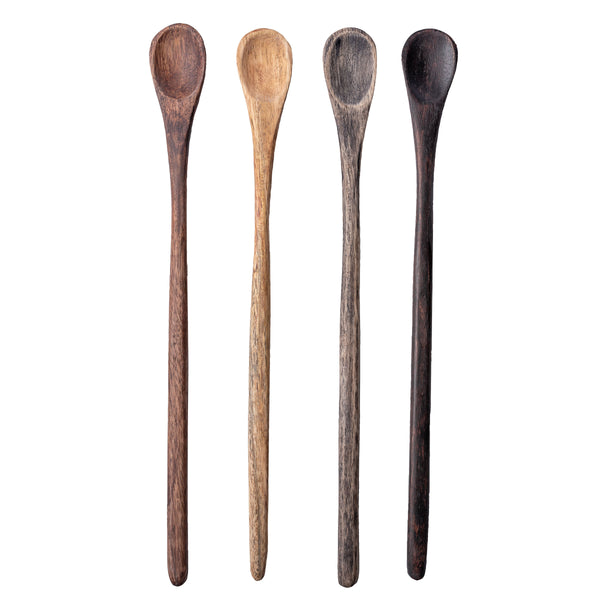 Wood Tasting Spoons Set of 4