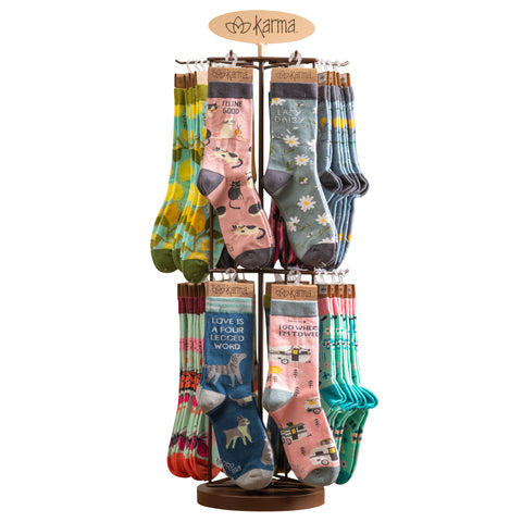 Crew sock display assortment 