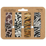 Animal Prints Chip Clips