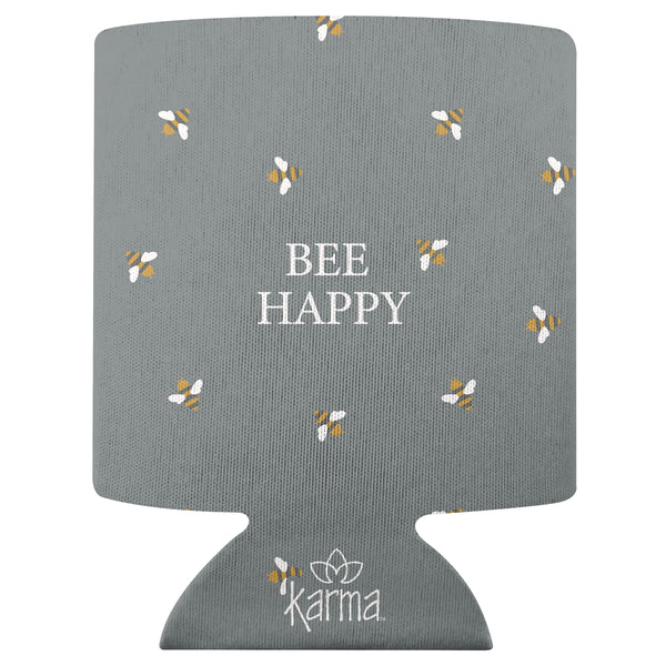 Bee happy can coolers