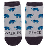 Elephant ankle socks front view