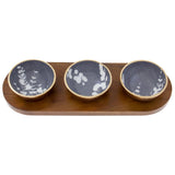 Eucalyptus Enamel Dipping Bowls