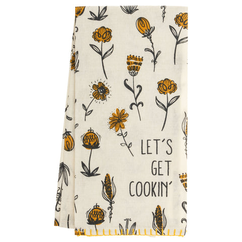 Flowers Fiona Tea Towel