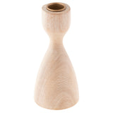 Wood Turned Candle Holder Small