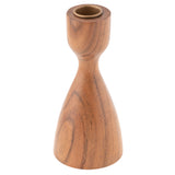 Wood Turned Candle Holder Small