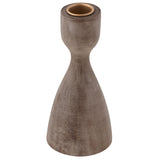 Wood Turned Candle Holder Small