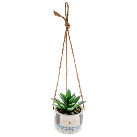 Dog Shaped Hanging Succulent Pot 