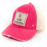 Hello sunshine trucker hat