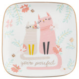 Cat Flora Square Trinket Trays Large