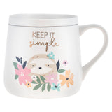 Sloth Flora Mugs