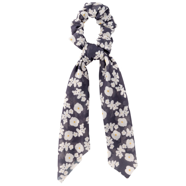 White Floral Hair Scarves