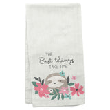 Sloth Flora Tea Towels