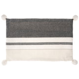 Lisbon collection pom pillow cover lumbar.