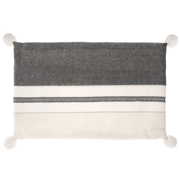 Lisbon collection pom pillow cover lumbar.