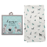 Reese Pot Holder & Tea Towel Set