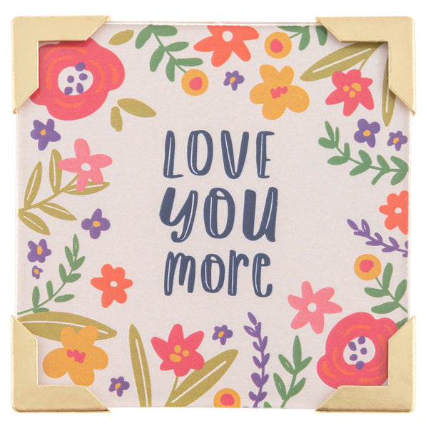 Love You More Framed Magnets