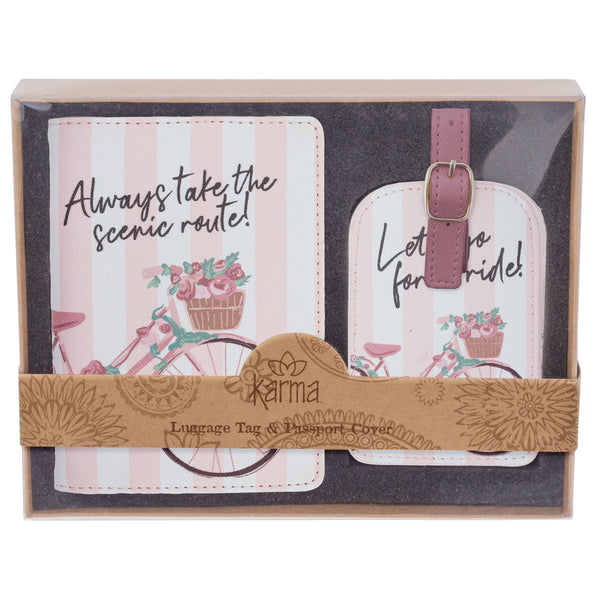 Passport Holder & Luggage Tag Sets