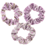 Lilac Velvet Scrunchies - 3 Pack