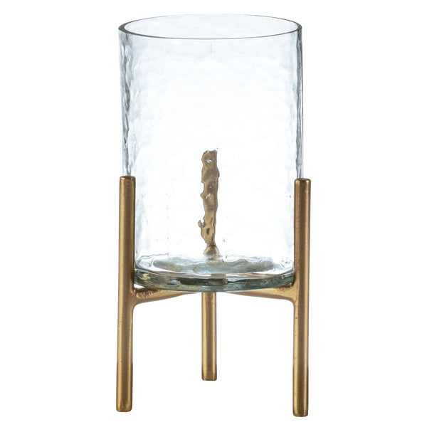 Riley Hammered Glass Hurricanes