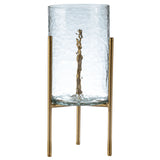 Riley Hammered Glass Hurricanes