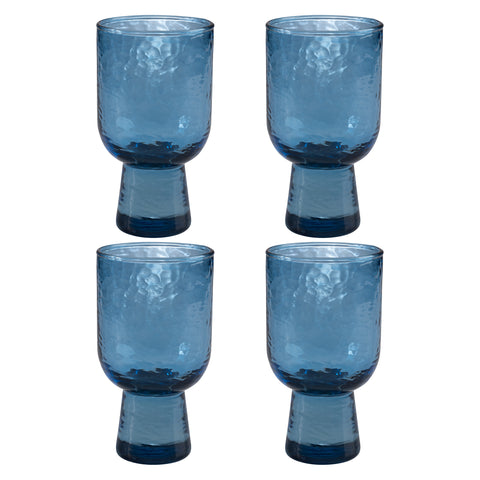 Indigo Catalina goblets set