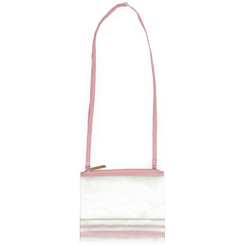 Pink Clear Crossbody