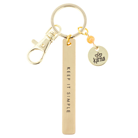 Simple Sentiment Key Chains