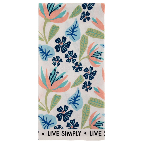 Live Simply Shelly Tea Towel