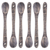 Gray Wood Tasting Spoons