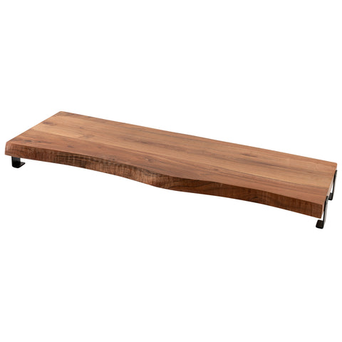 Sierra Wood Serve Board With Iron Feet