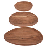 Organic Wood Trays Set of 3