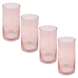 Blush Mid Century Cooler Glasses