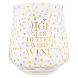 Gets Better Chic Stemless Wine Glass