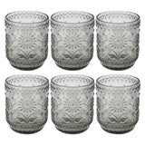 Floral Patterned Drinking Glass