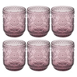 Floral Patterned Drinking Glass