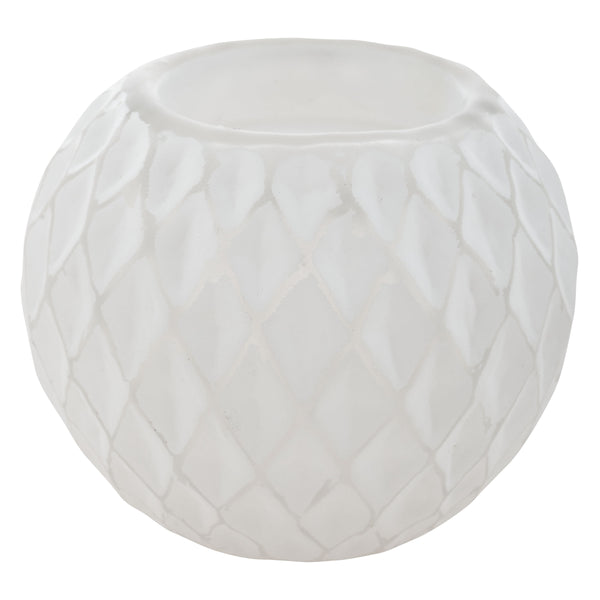 White Round Diamond Tealights