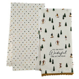 Flour Sack Tea Towels W/ Charm