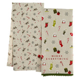 Flour Sack Tea Towels W/ Charm